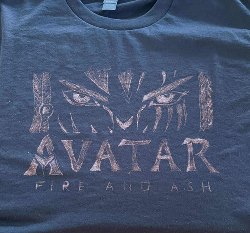 Avatar – Fire and Ash T-shirt  Handmade fan merch Tribal fire desig