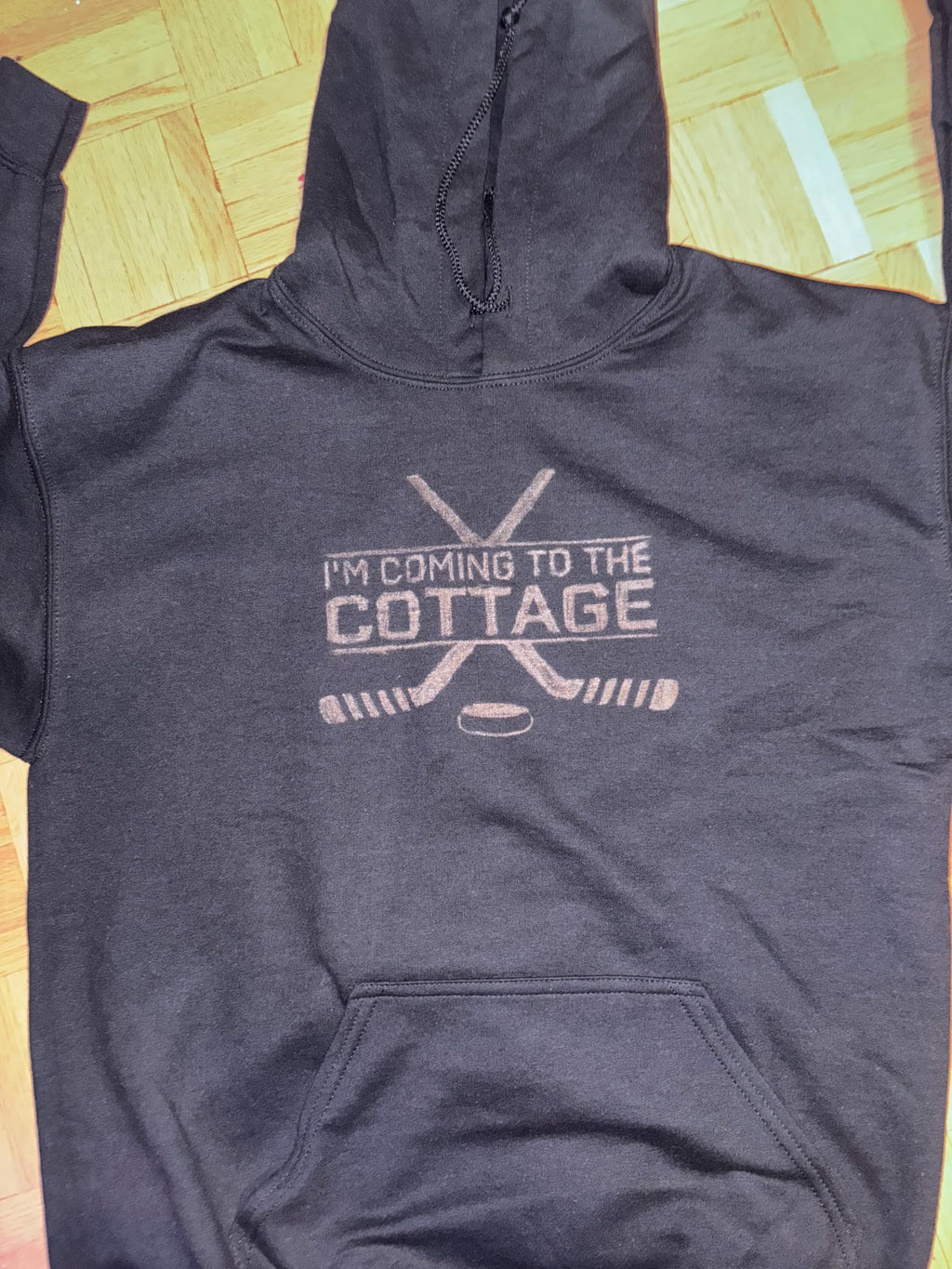 Heated Rivalry inspired bleached hoodie