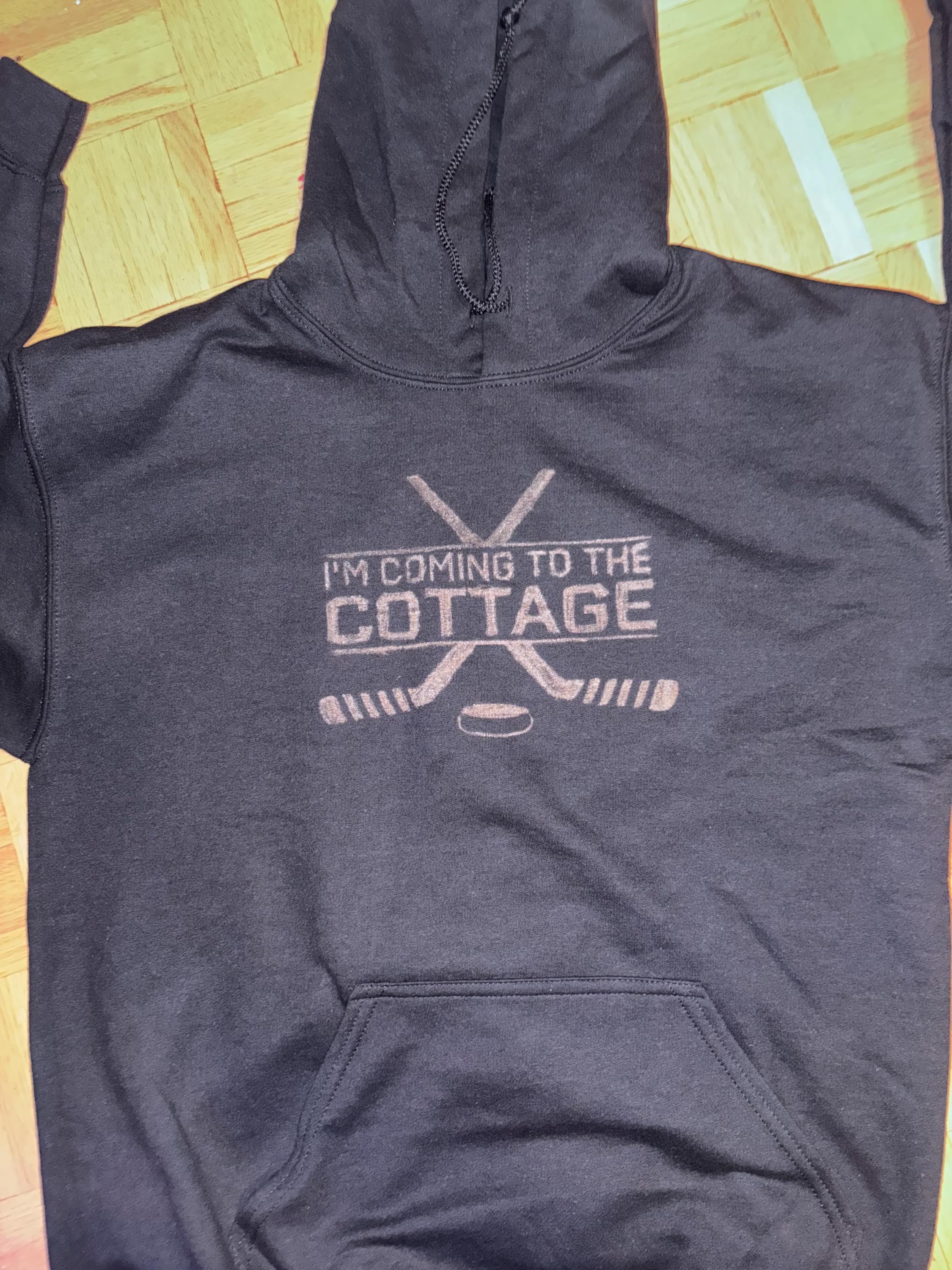 Heated Rivalry inspired bleached hoodie