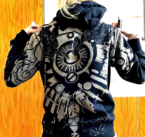 Bleached hoodies commissions (read description)