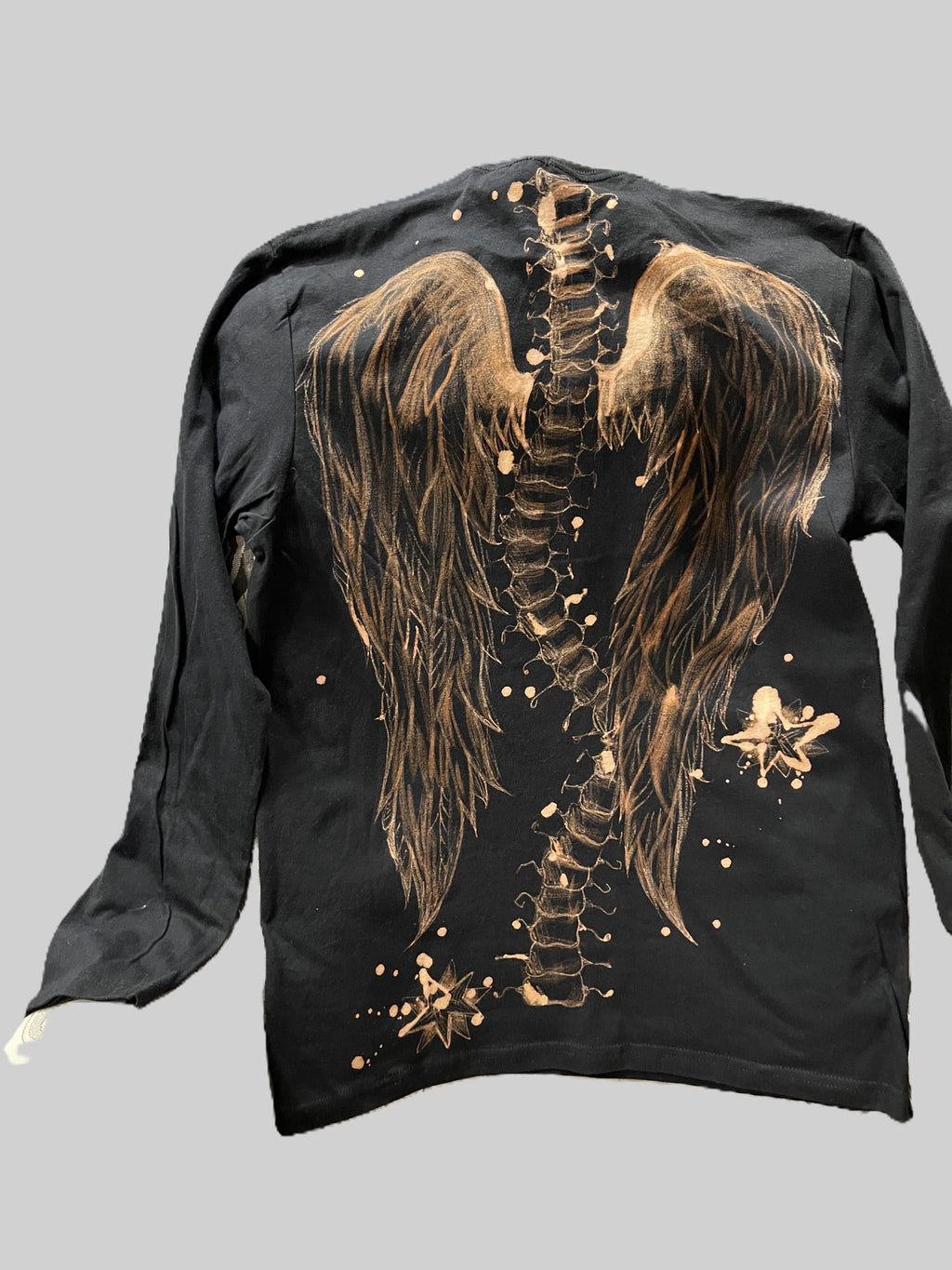 Angel Bleach – Spine & Wings Design – Anatomical – Gothic Celestial Bleach Art