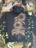 Sunflower Bleach Art Hoodie