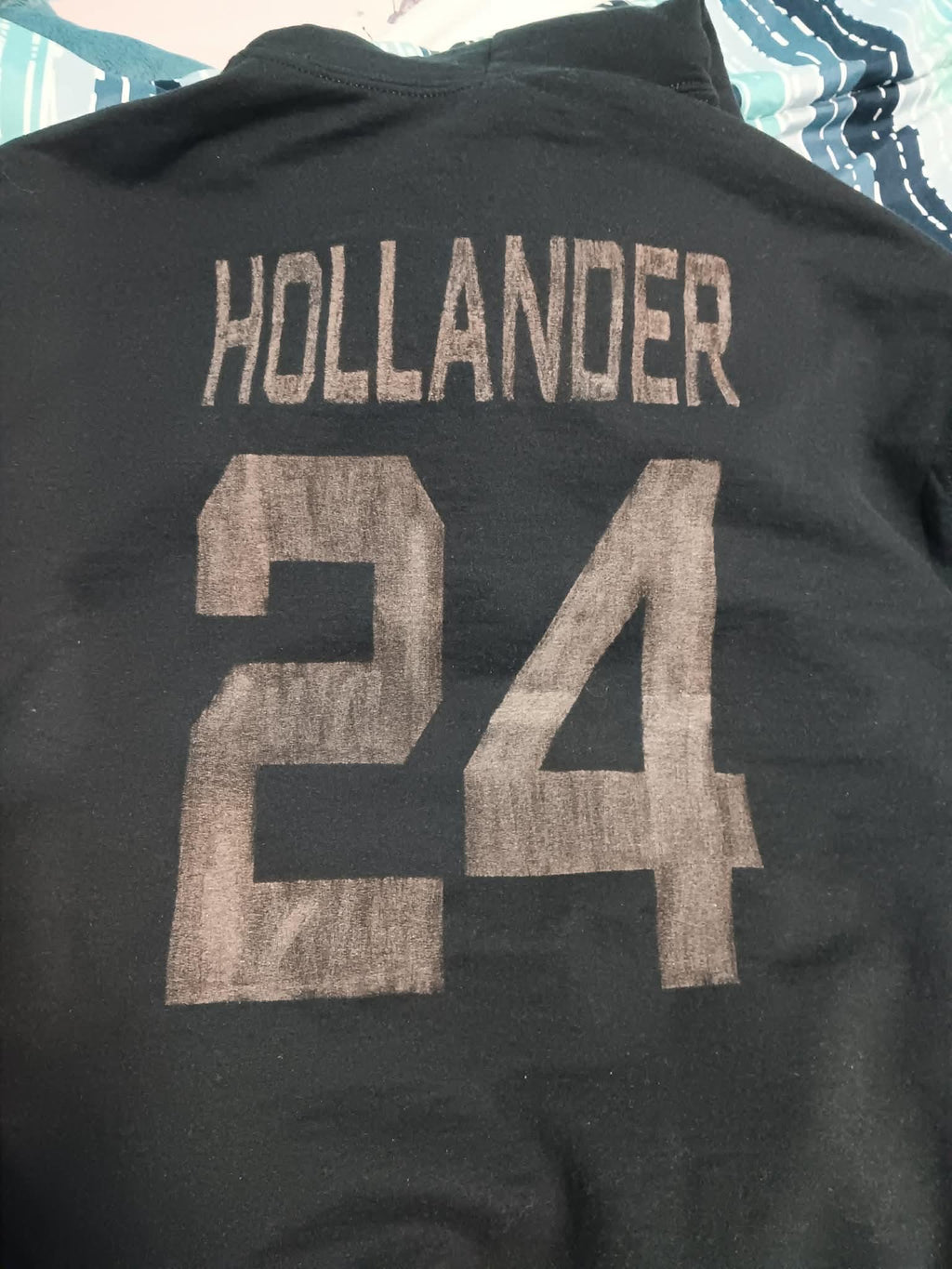 Heated Rivalry inspired bleached hoodie