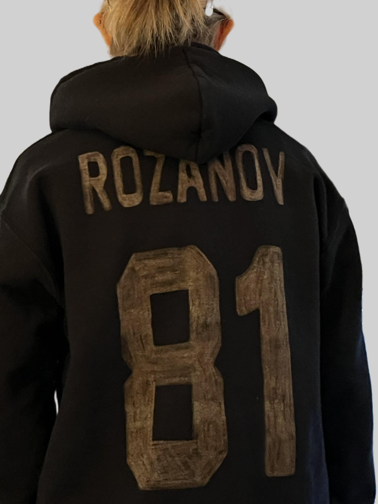 Heated Rivalry inspired bleached hoodie