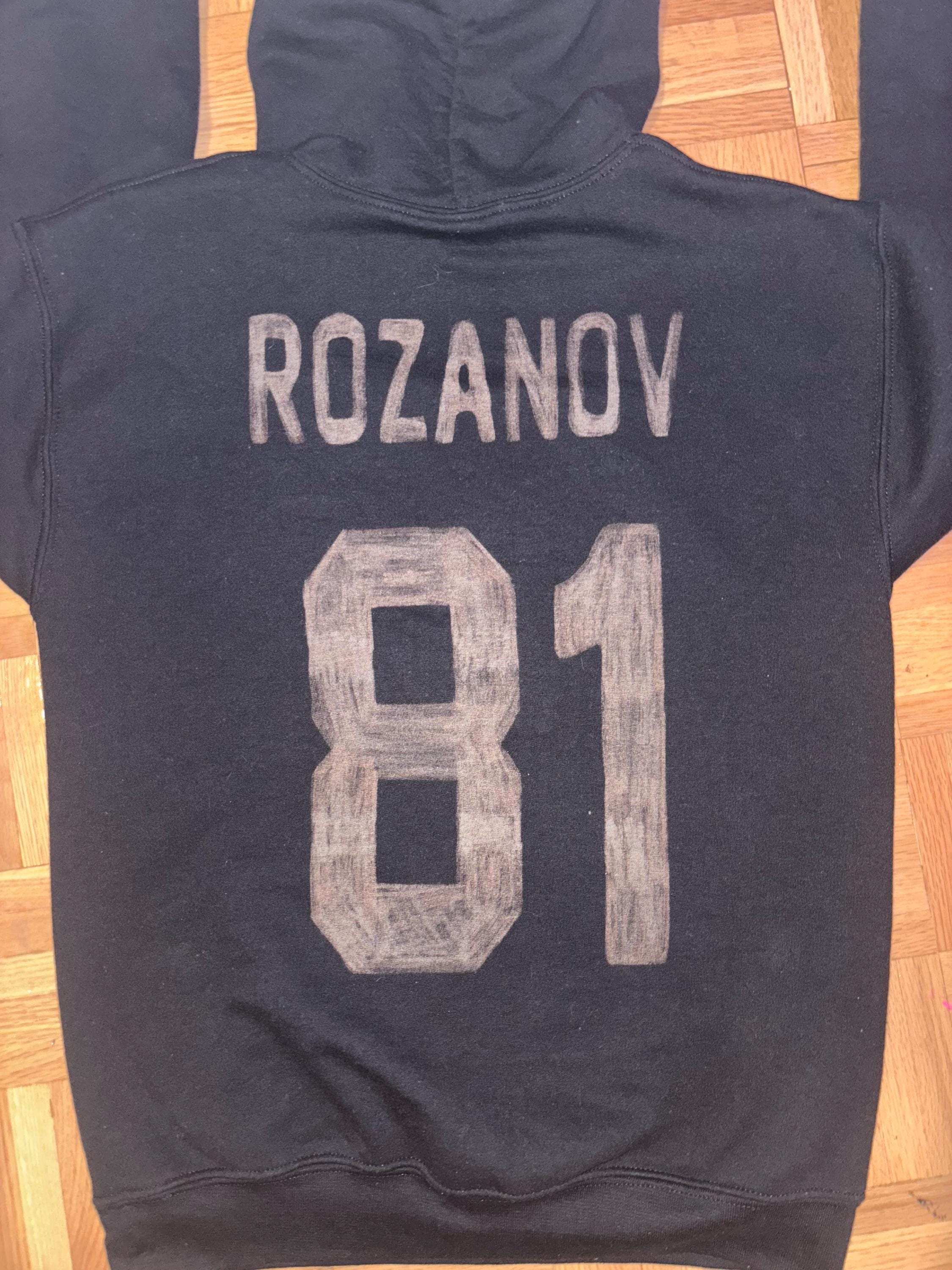 Heated Rivalry inspired bleached hoodie